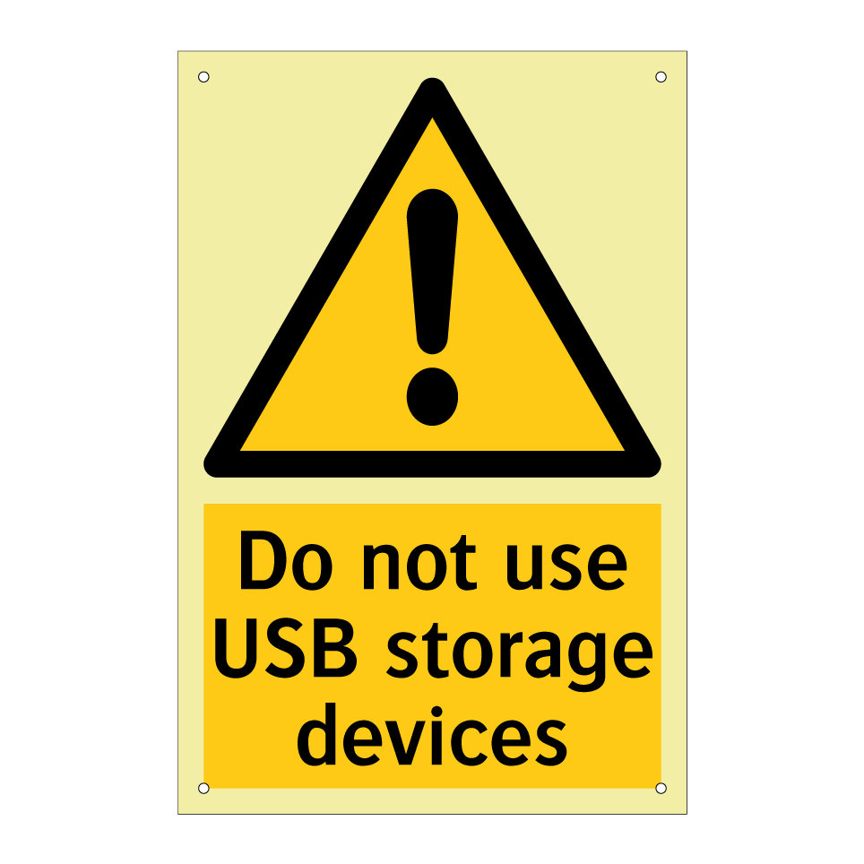 Do not use USB storage devices