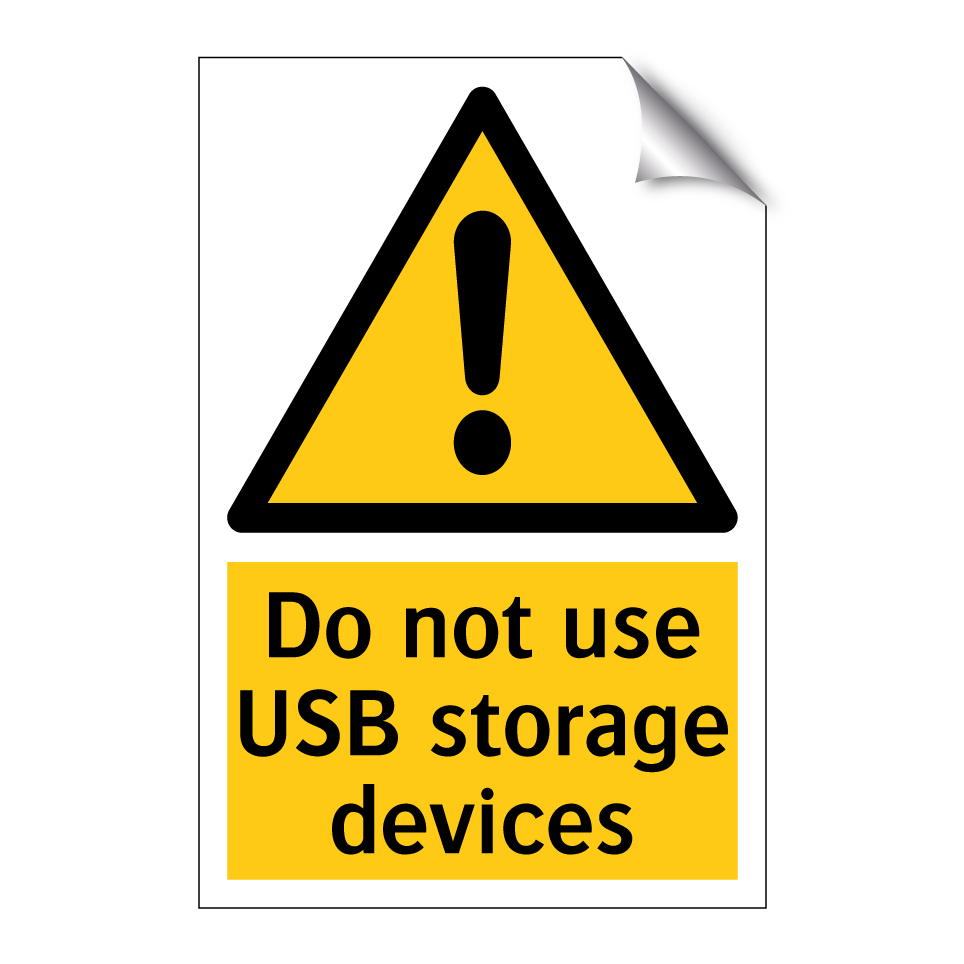 Do not use USB storage devices