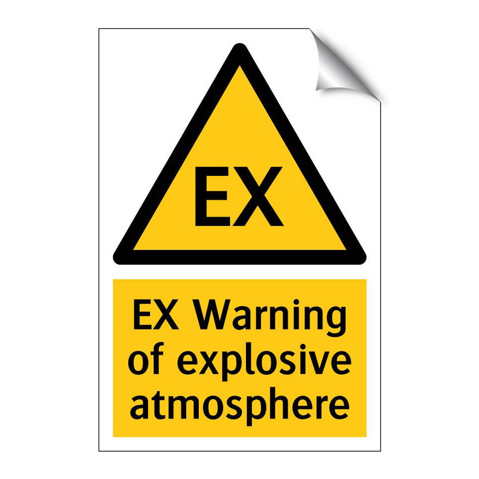 EX Warning of explosive atmosphere