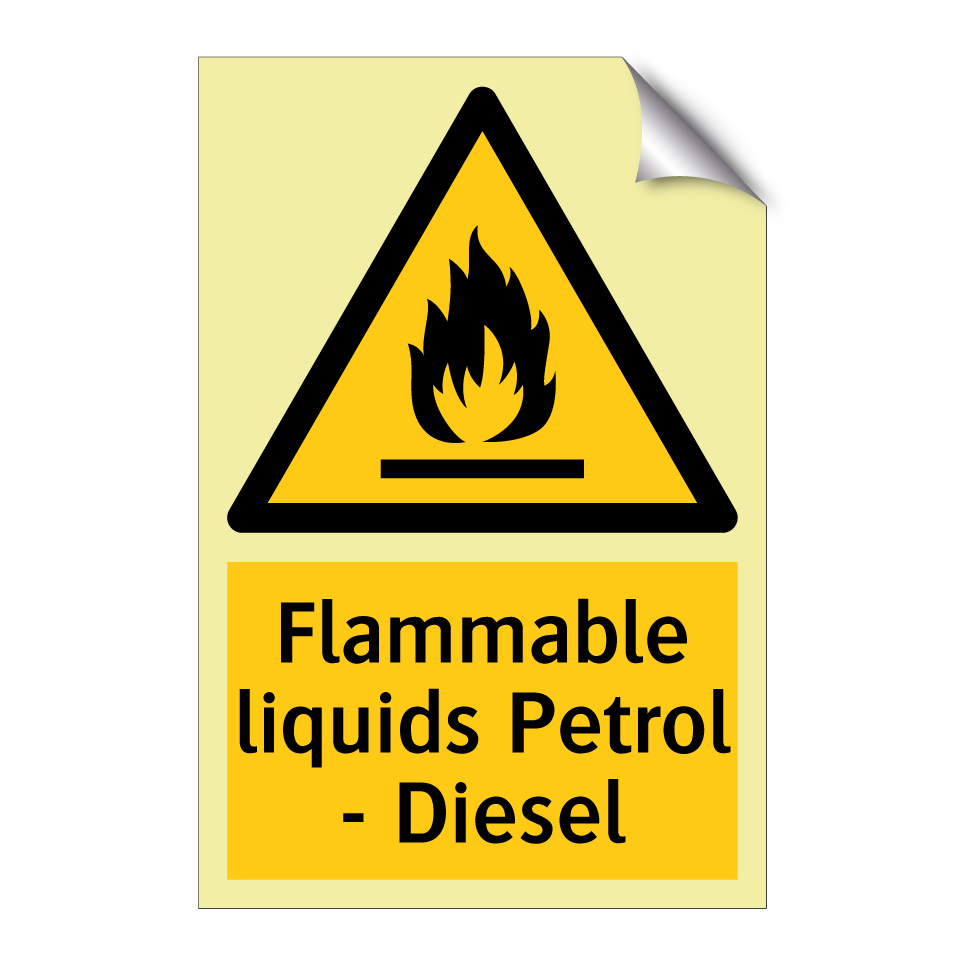 Flammable liquids Petrol - Diesel