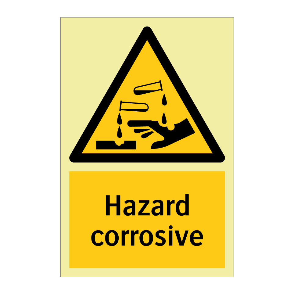 Hazard corrosive