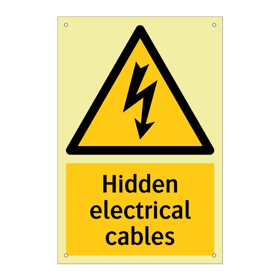 Hidden electrical cables