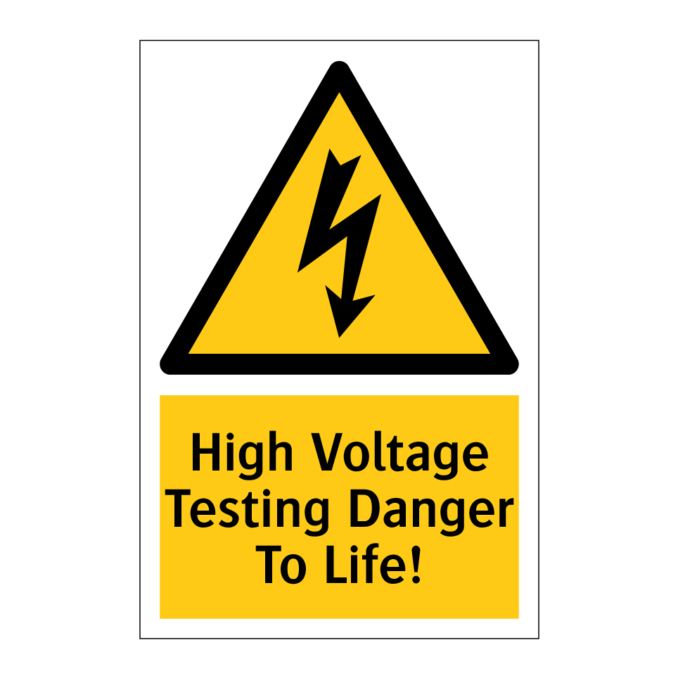 High Voltage Testing Danger To Life!