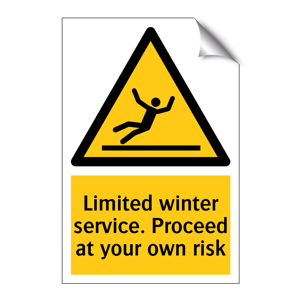 Limited winter service. Proceed at your own risk