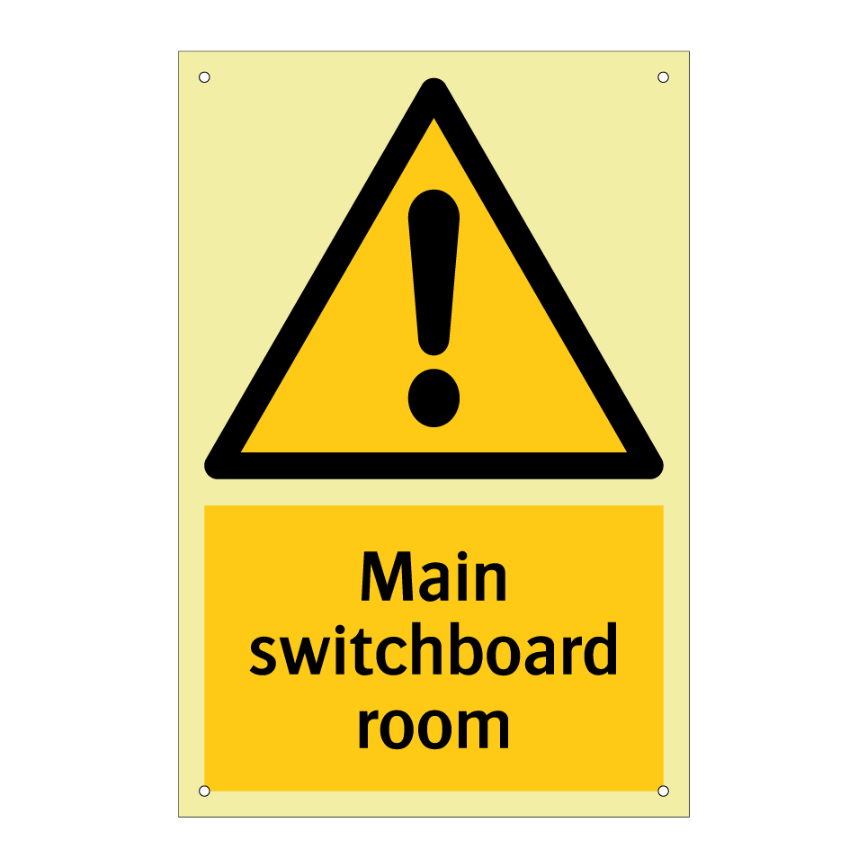 Main switchboard room