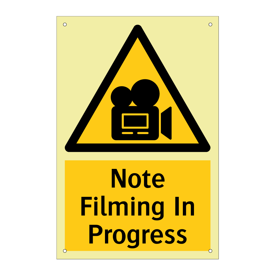 Note Filming In Progress