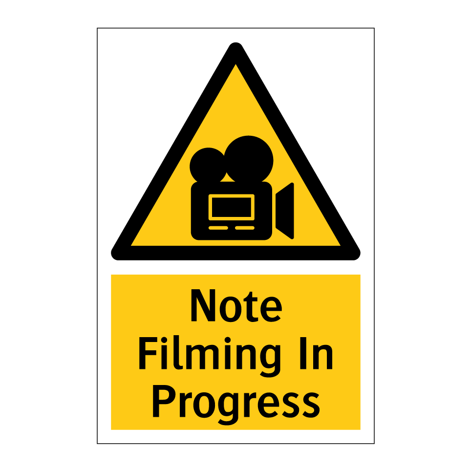 Note Filming In Progress