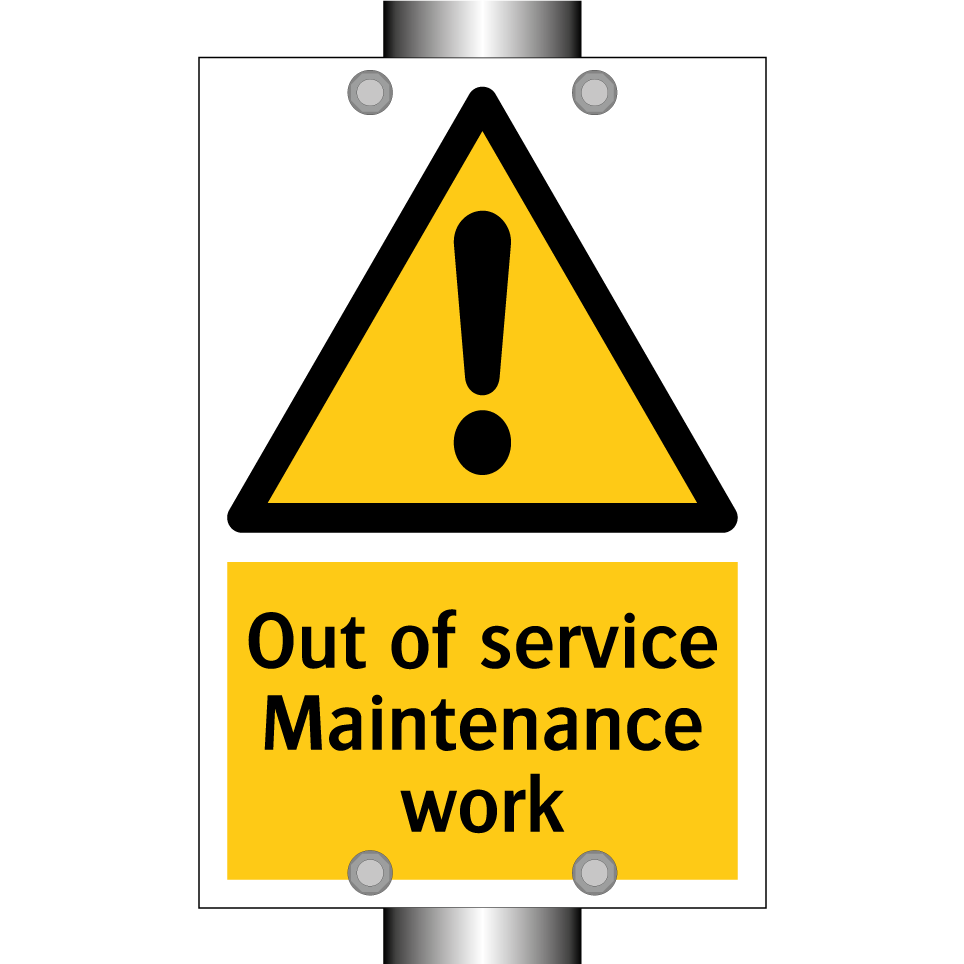Out of service Maintenance work