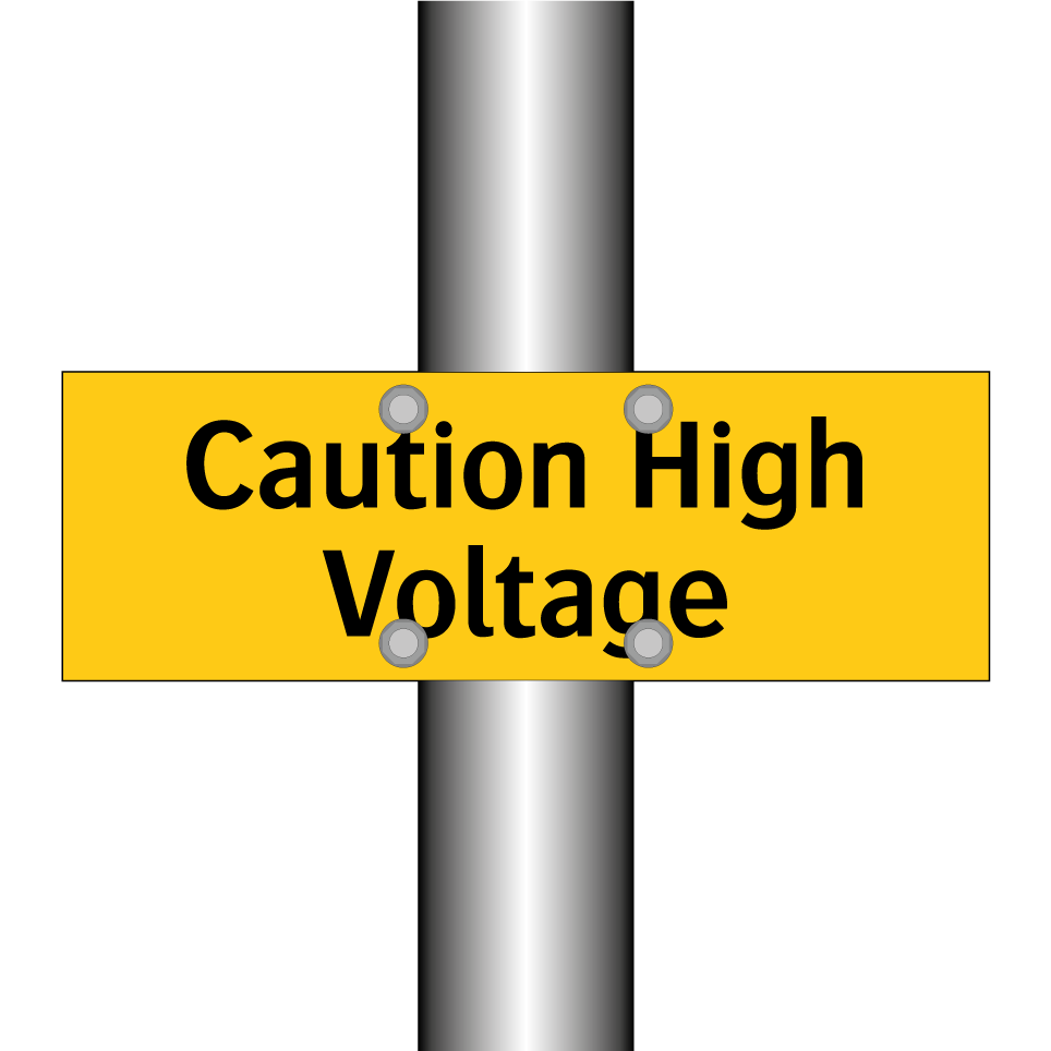 Caution High Voltage