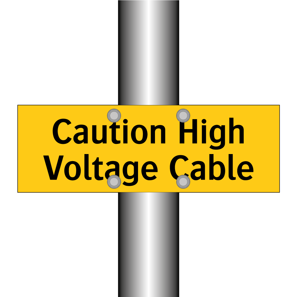 Caution High Voltage Cable