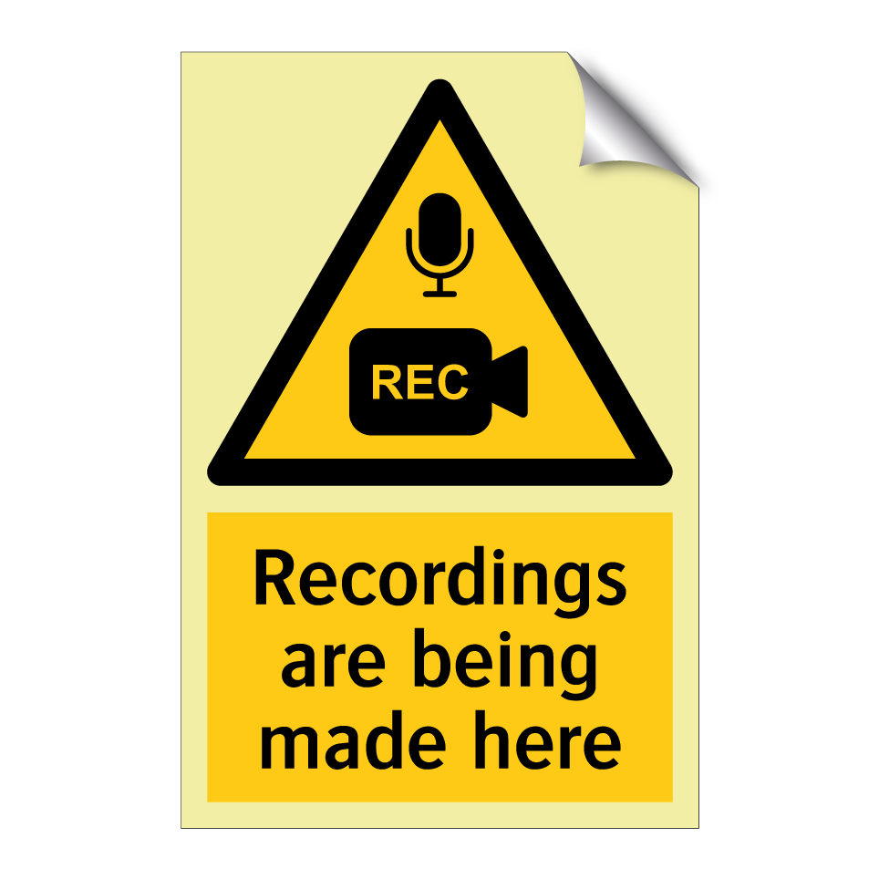 Recordings are being made here