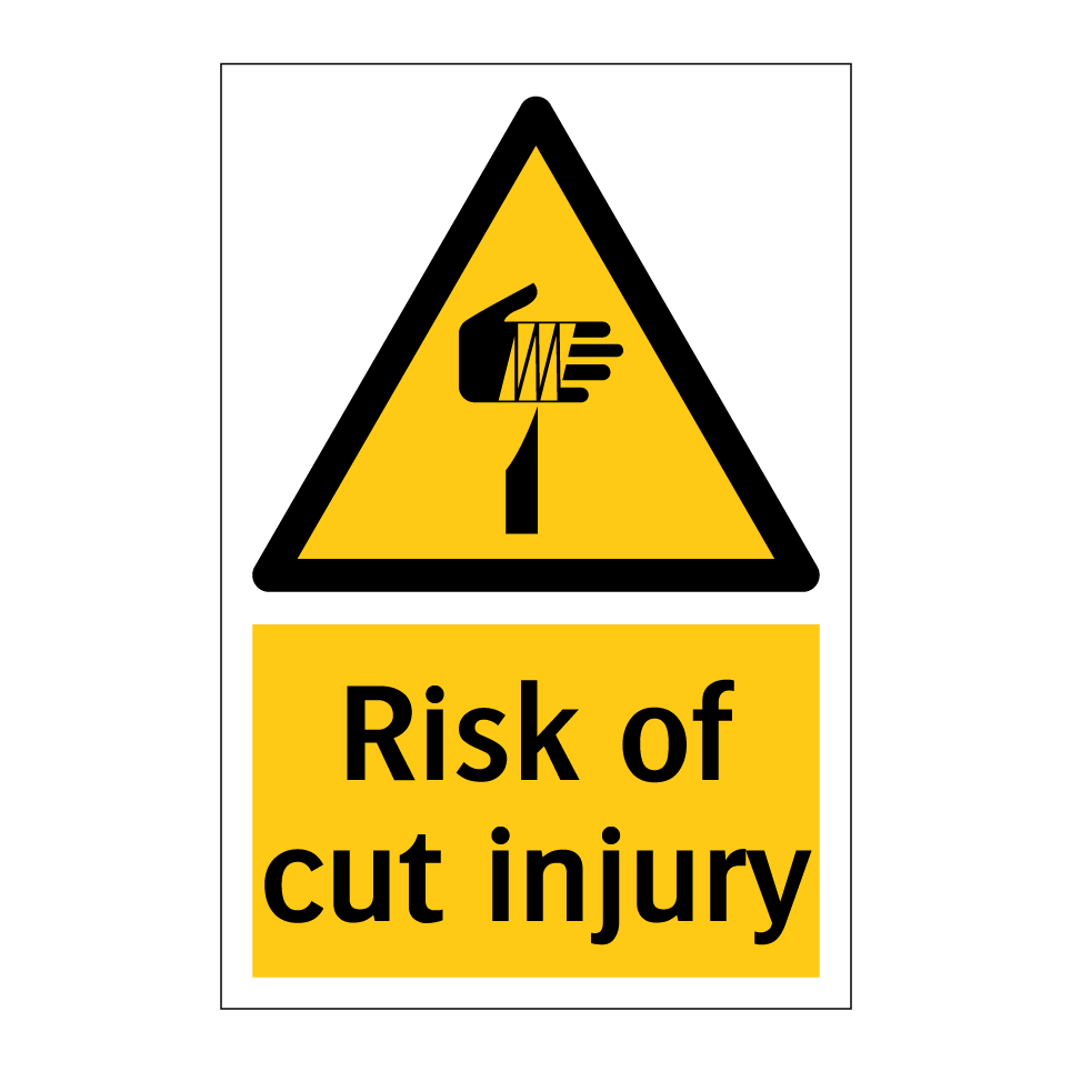 Risk of cut injury