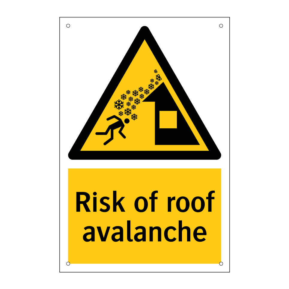 Risk of roof avalanche