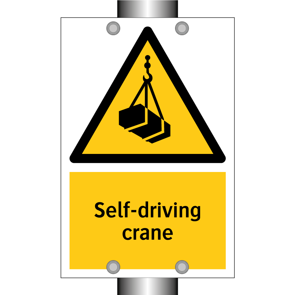 Self-driving crane