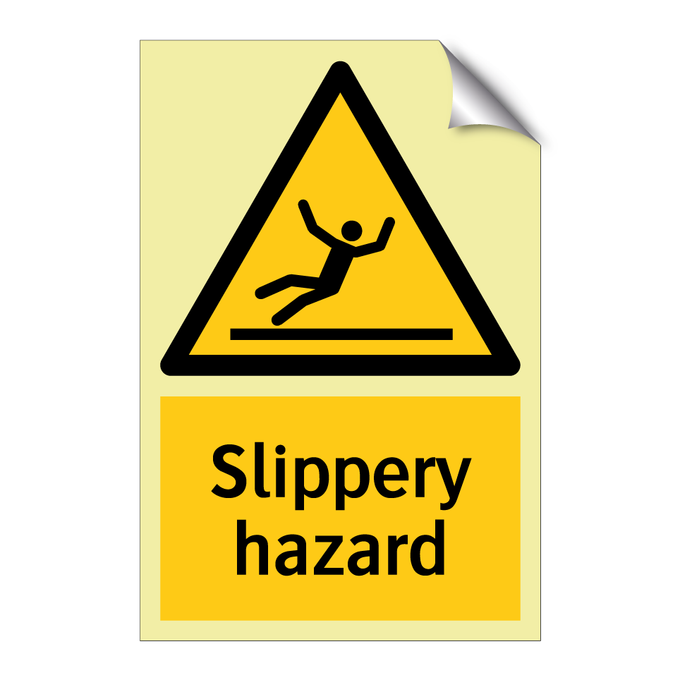 Slippery hazard