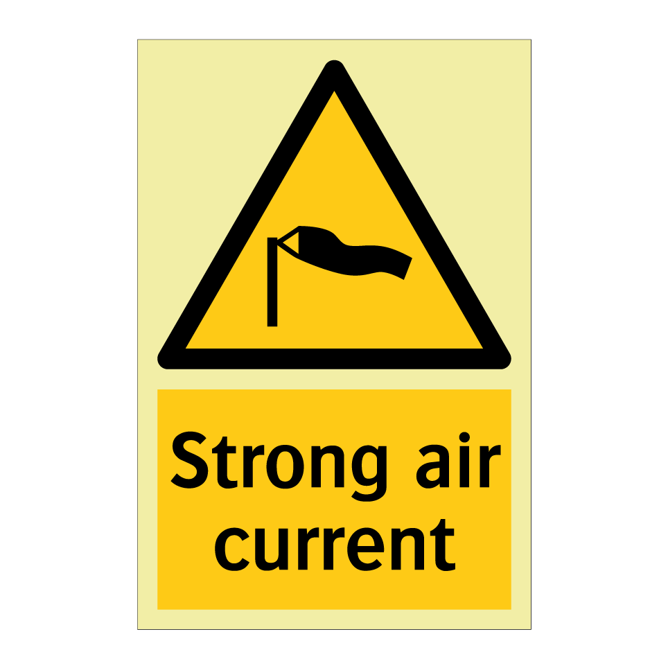 Strong air current