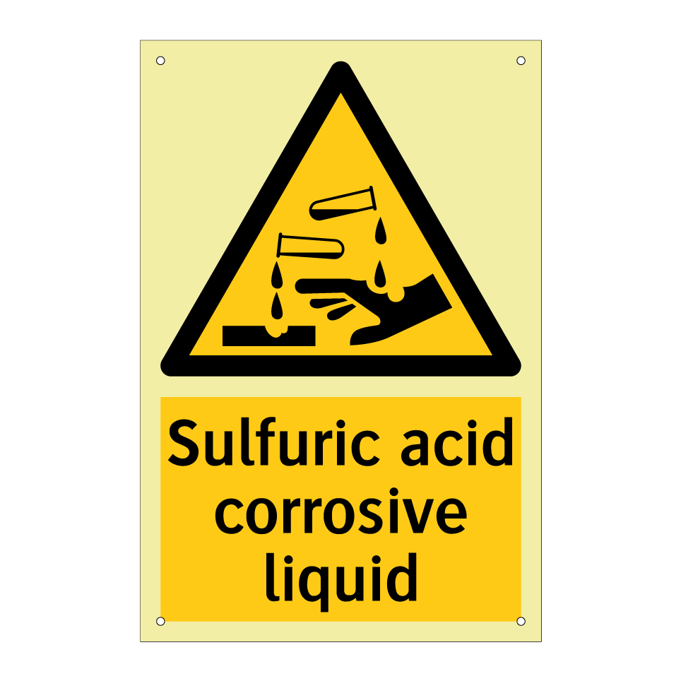 Sulfuric acid corrosive liquid