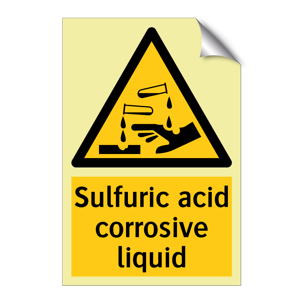 Sulfuric acid corrosive liquid