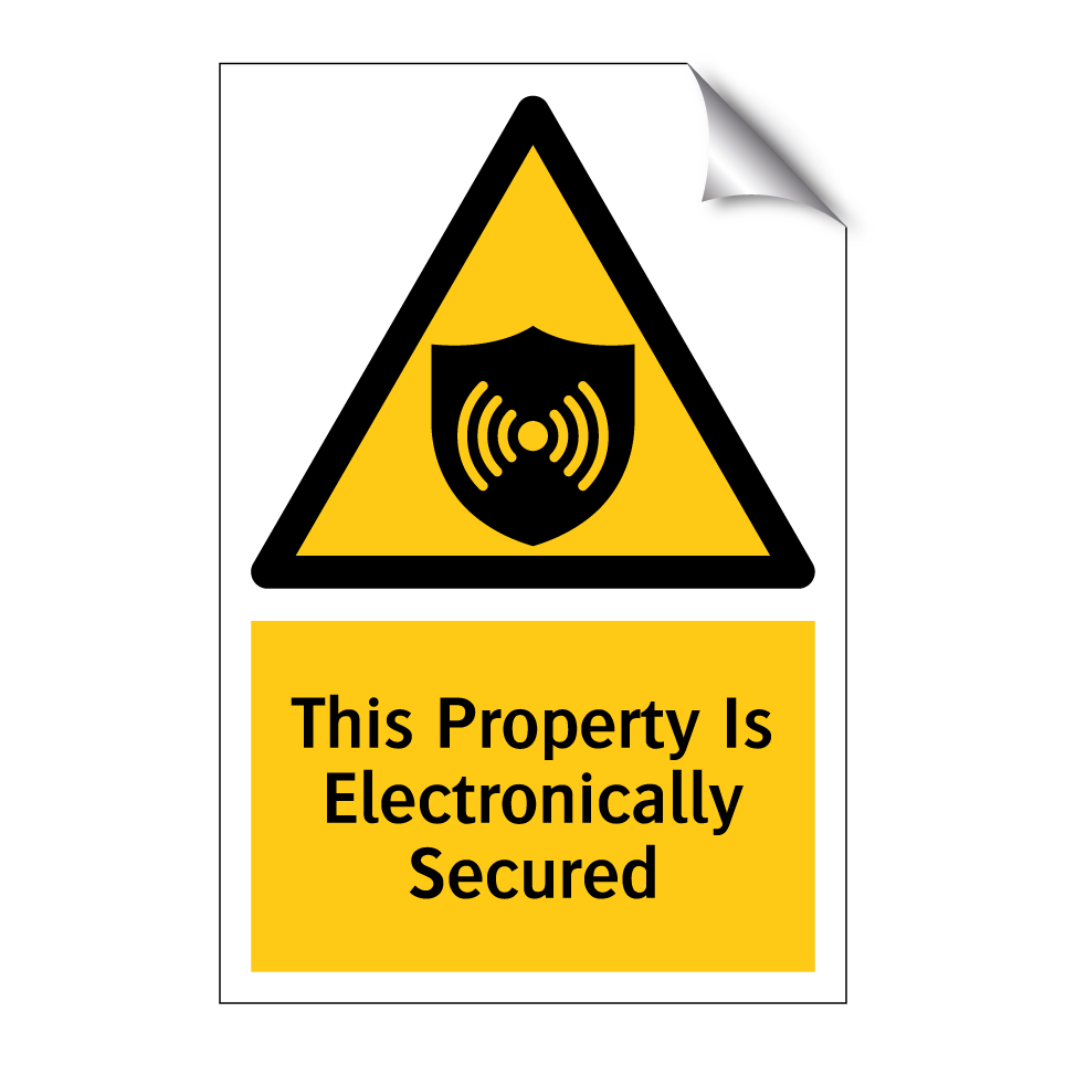 This Property Is Electronically Secured