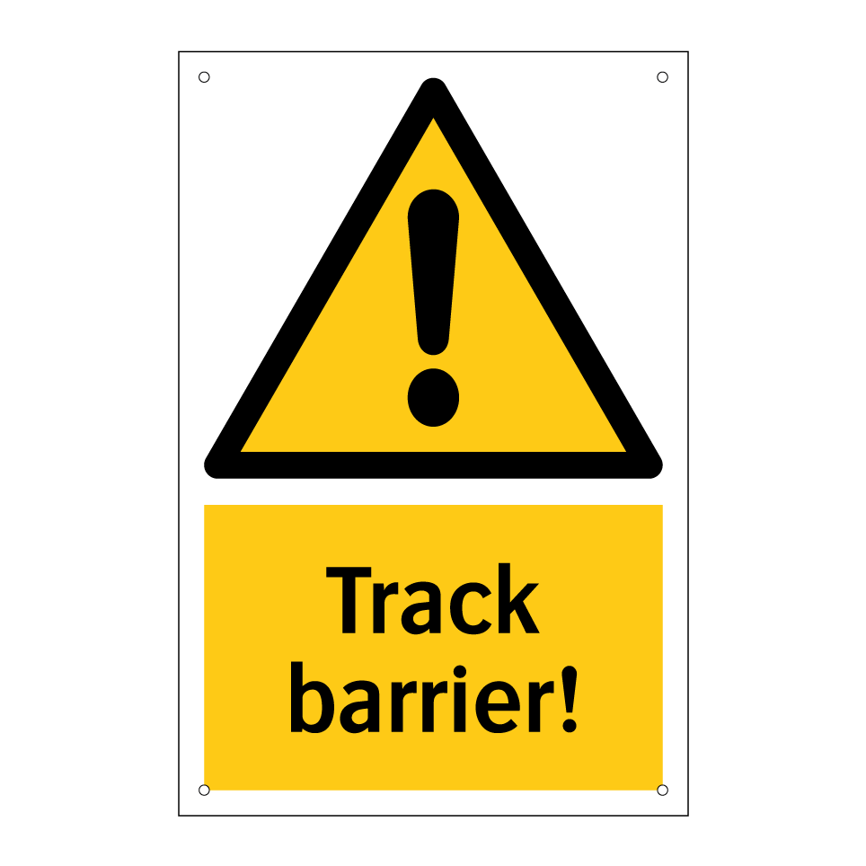 Track barrier!
