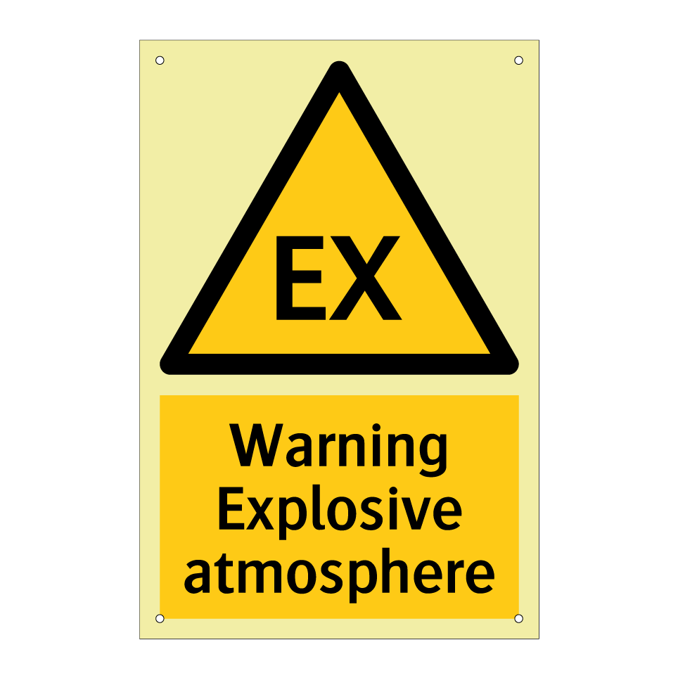 Warning Explosive atmosphere