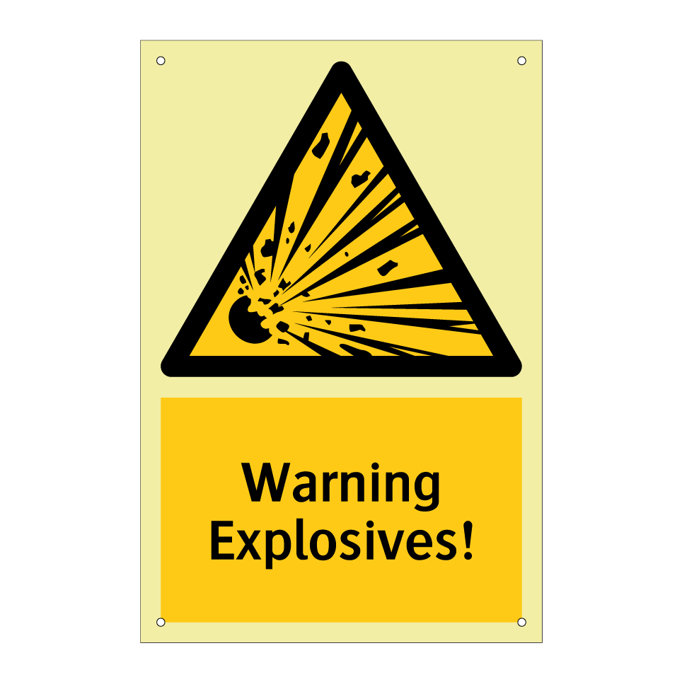 Warning Explosives!