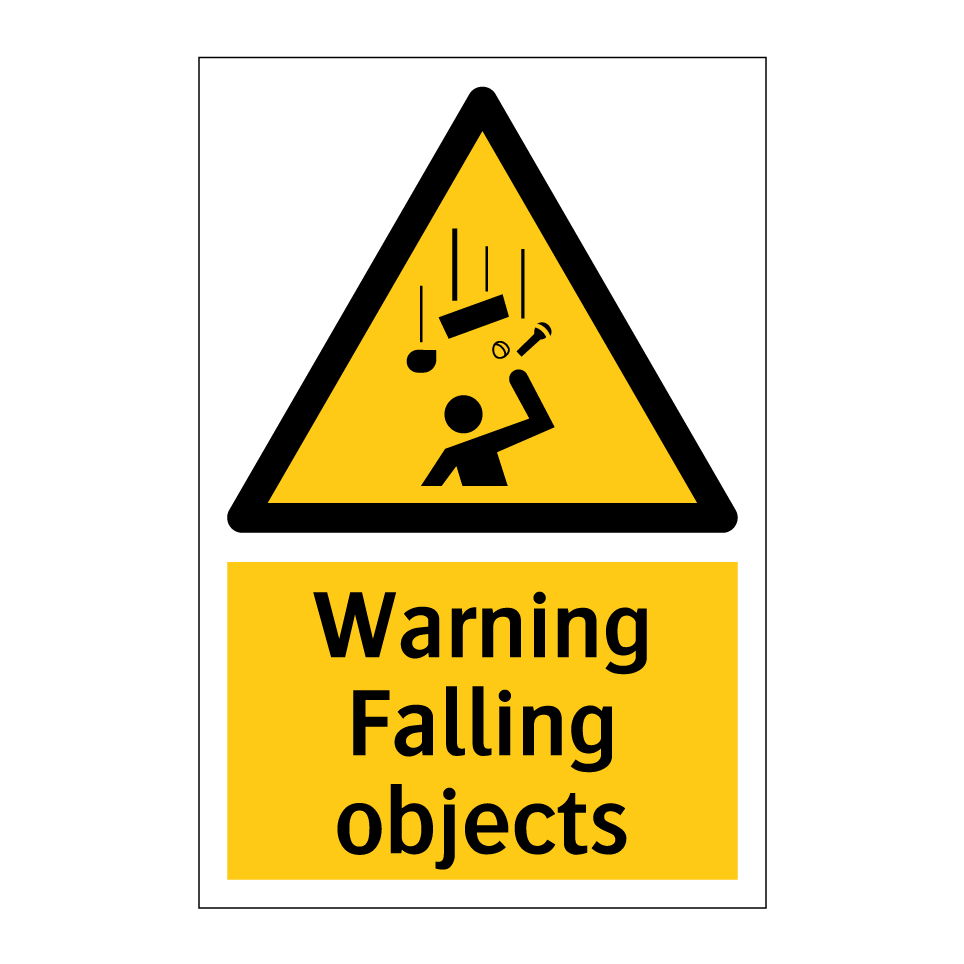 Warning Falling objects