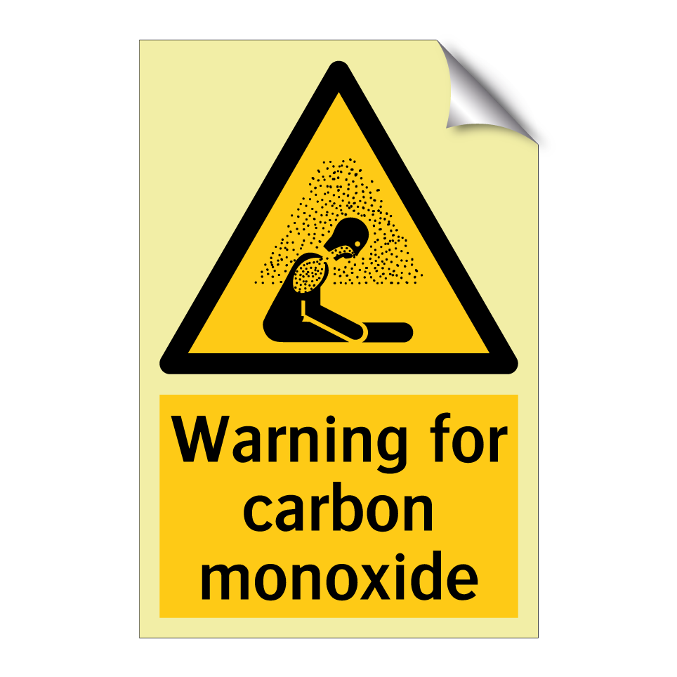 Warning for carbon monoxide