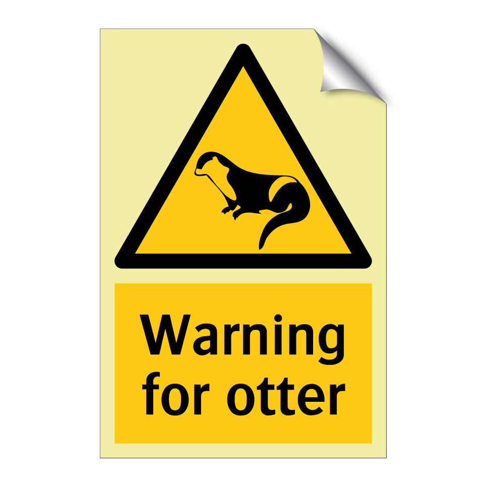 Warning for otter