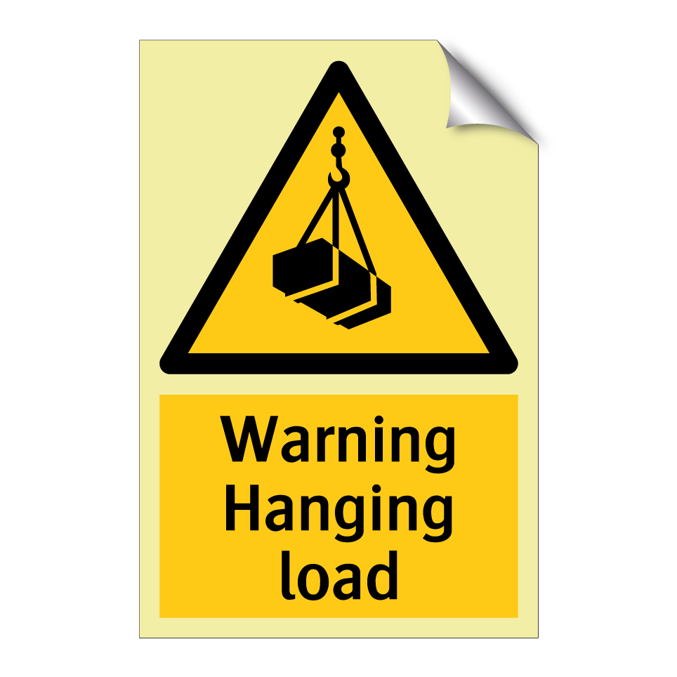 Warning Hanging load