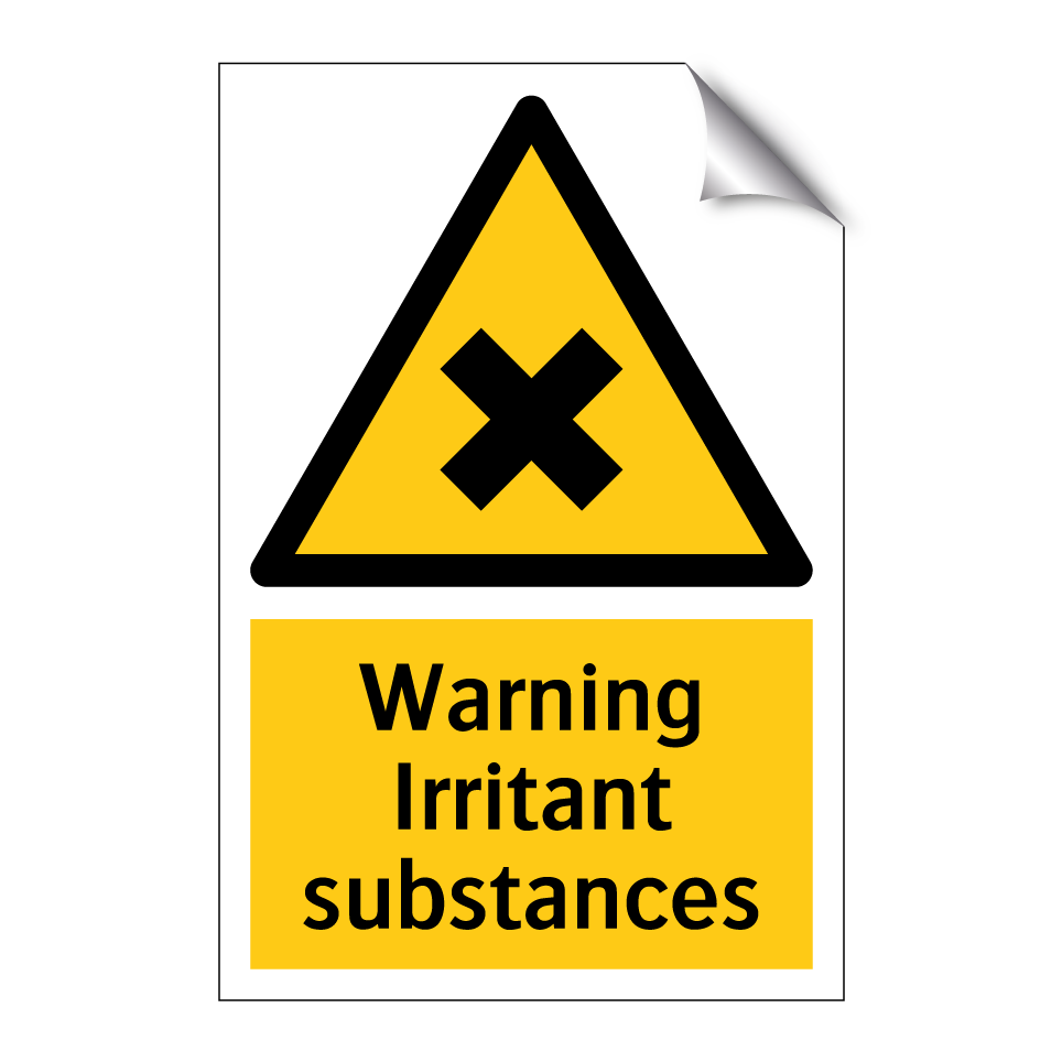 Warning Irritant substances