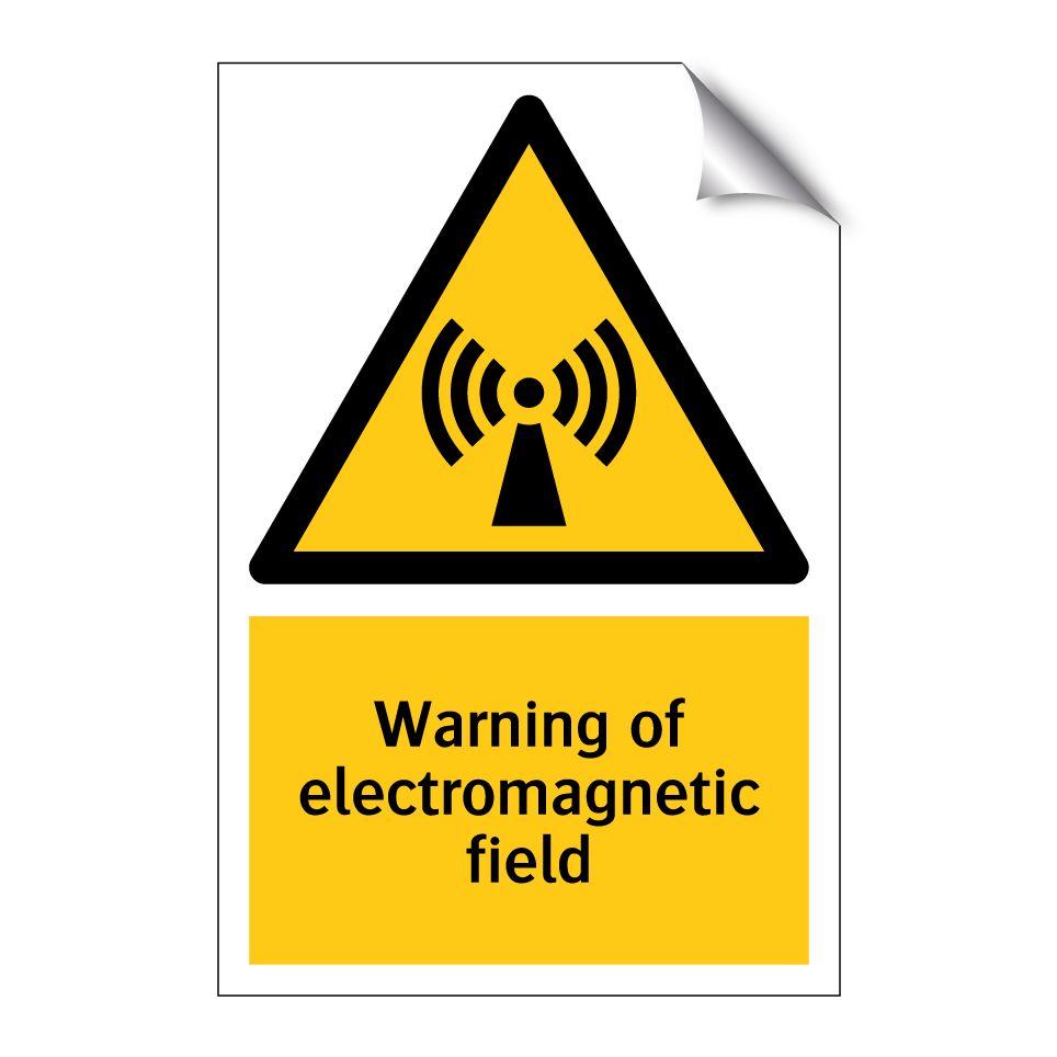 Warning of electromagnetic field