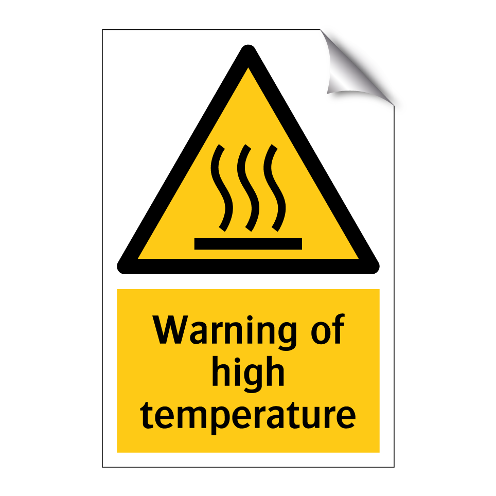 Warning of high temperature