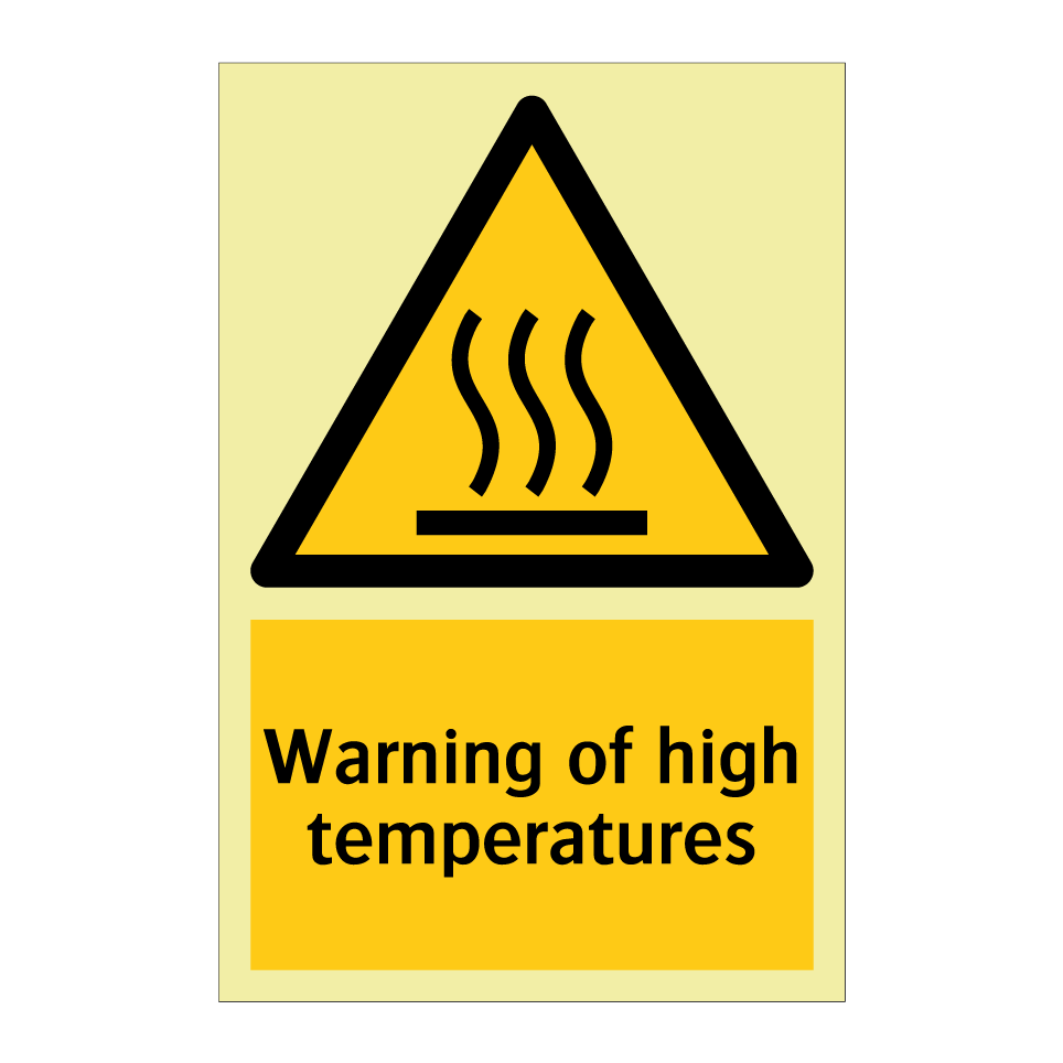 Warning of high temperatures