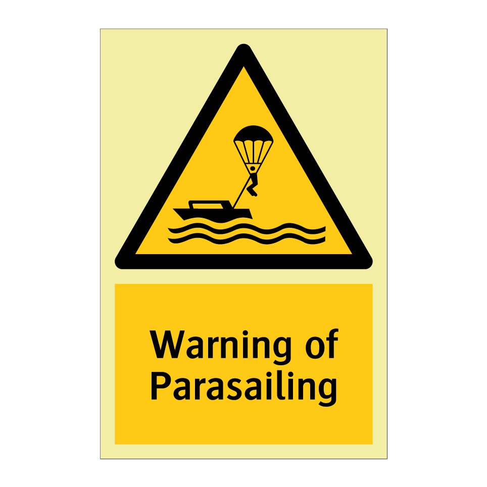 Warning of Parasailing