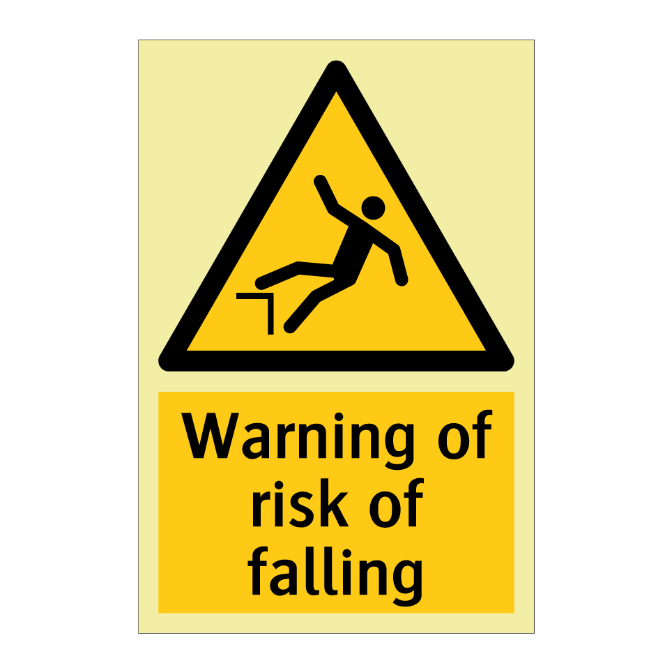 Warning of risk of falling