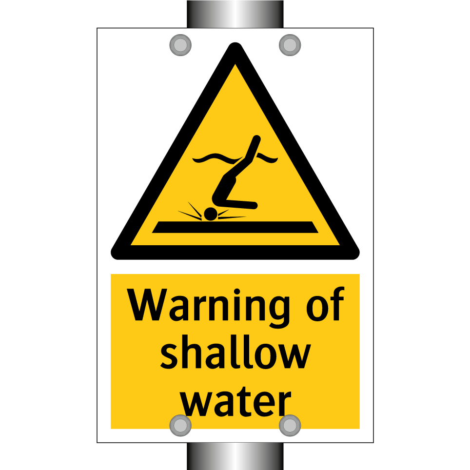 Warning of shallow water