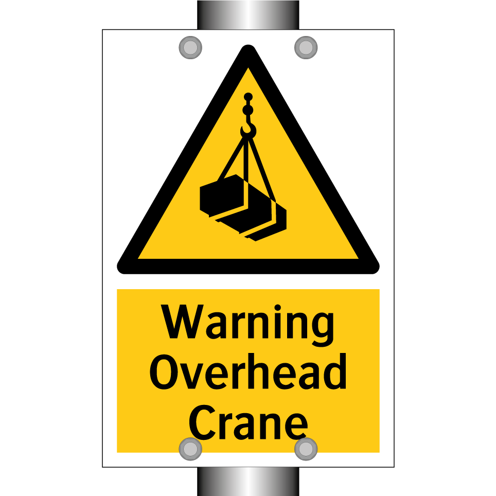 Warning Overhead Crane