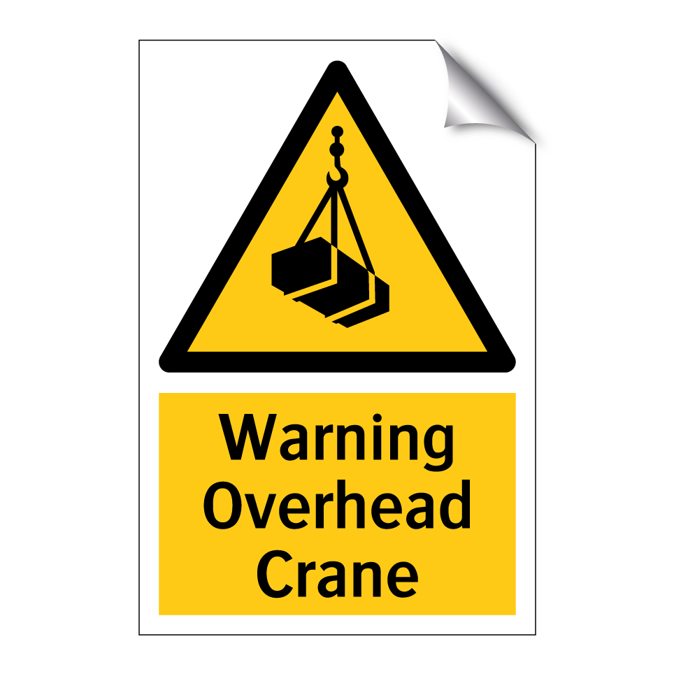 Warning Overhead Crane