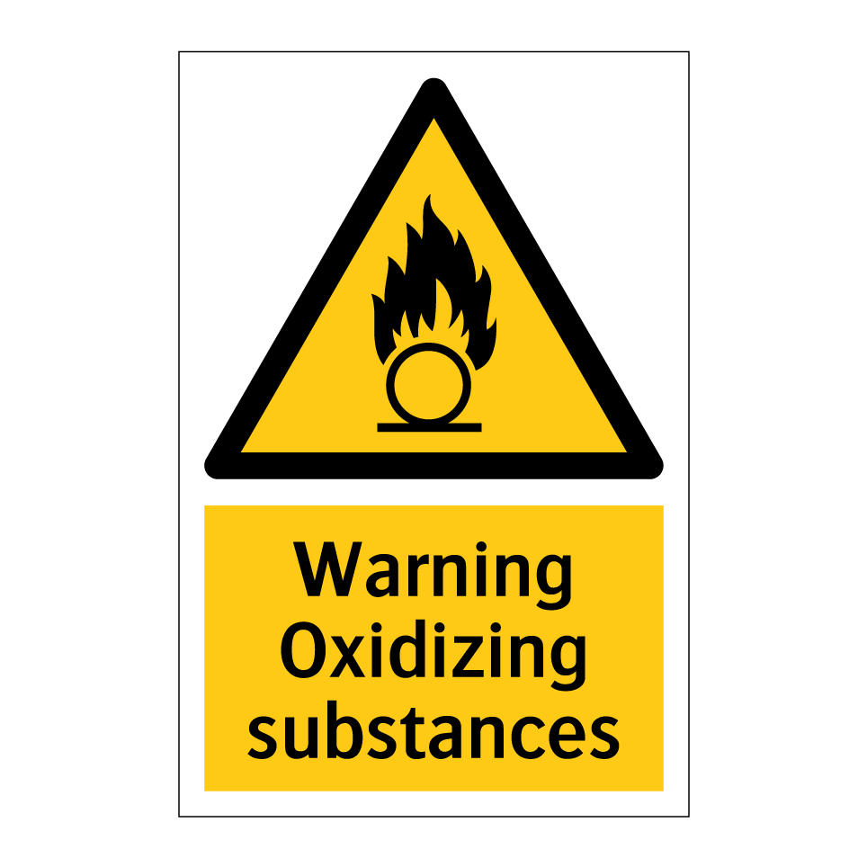 Warning Oxidizing substances