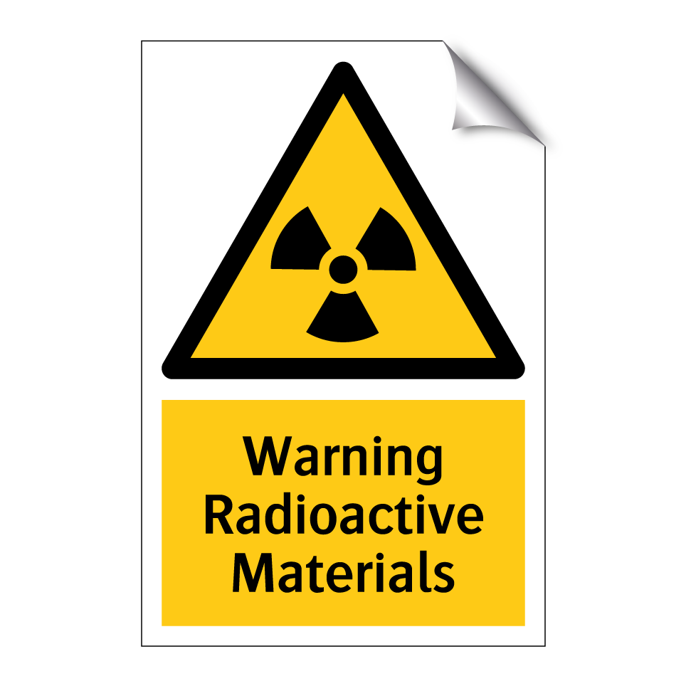 Warning Radioactive Materials