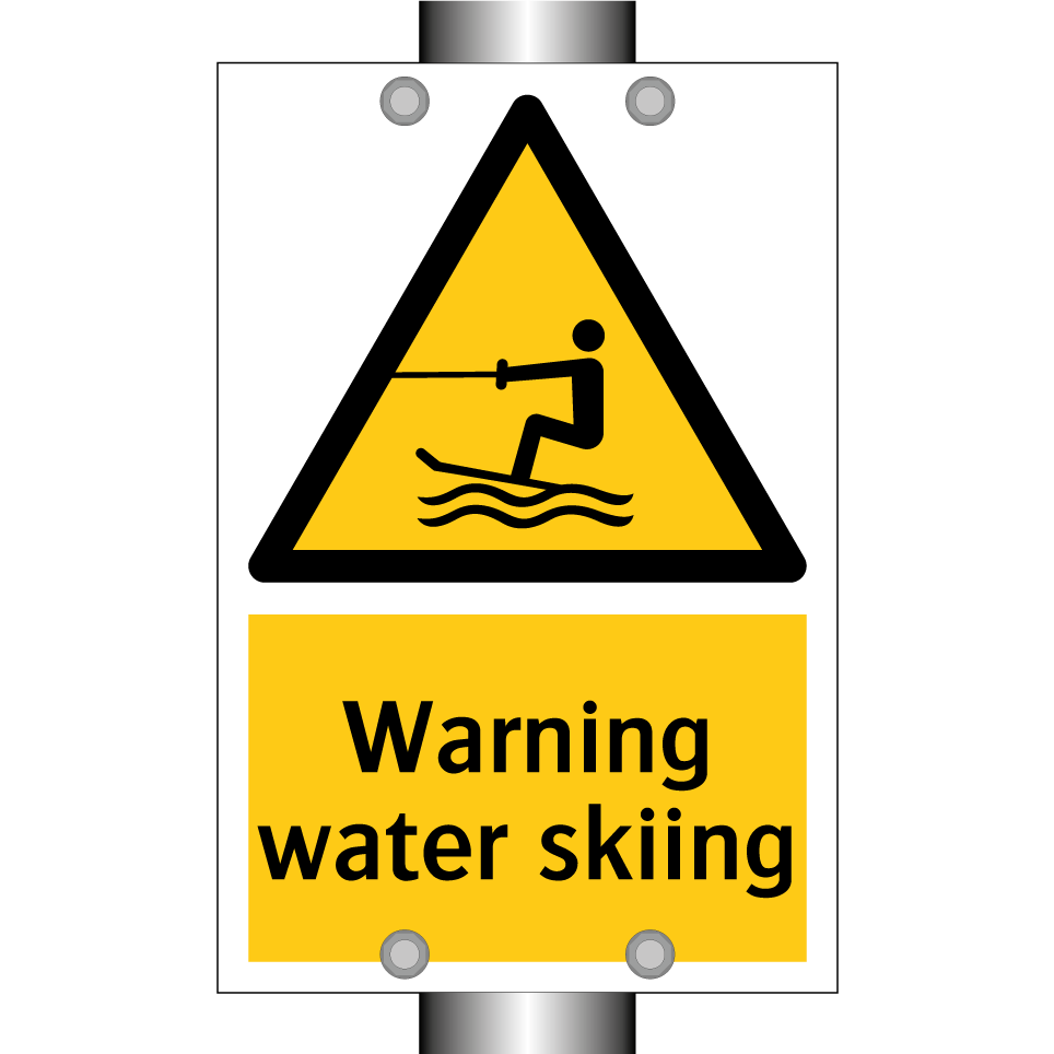 Warning water skiing