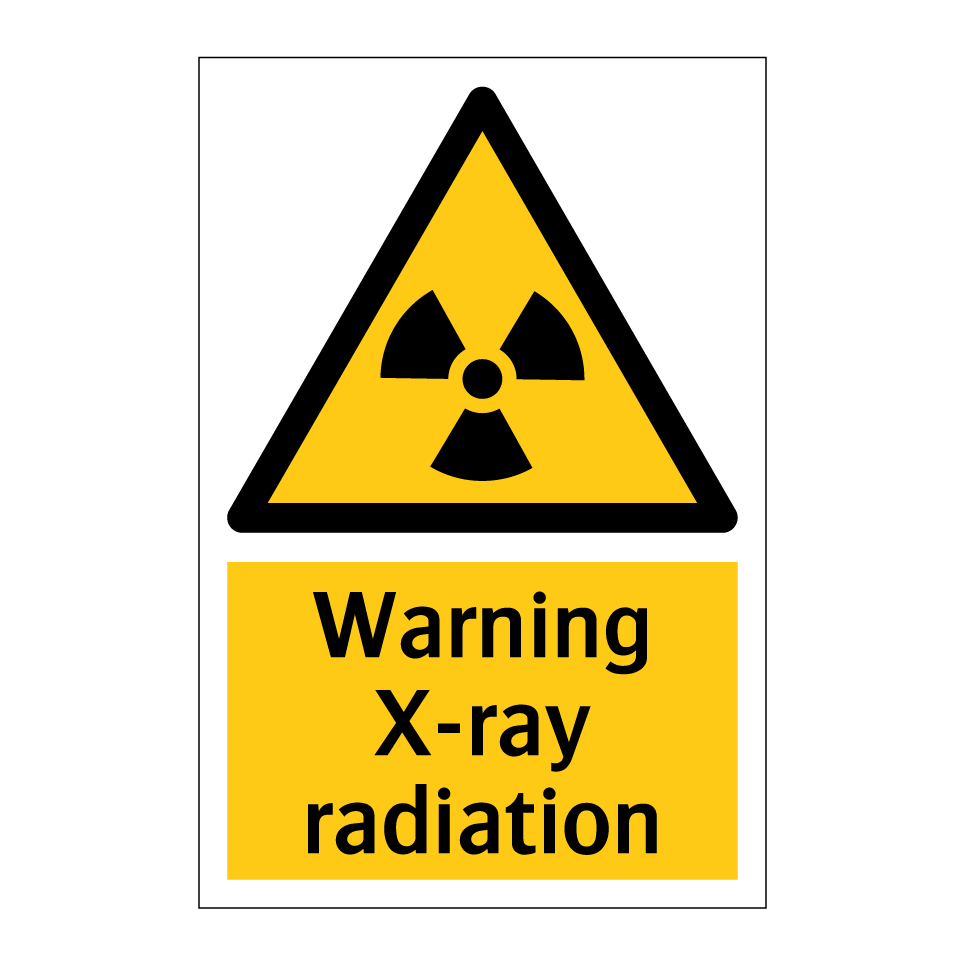 Warning X-ray radiation