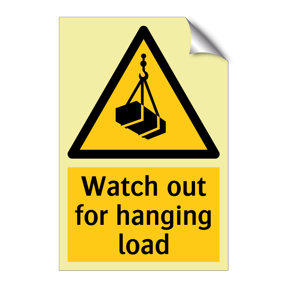 Watch out for hanging load