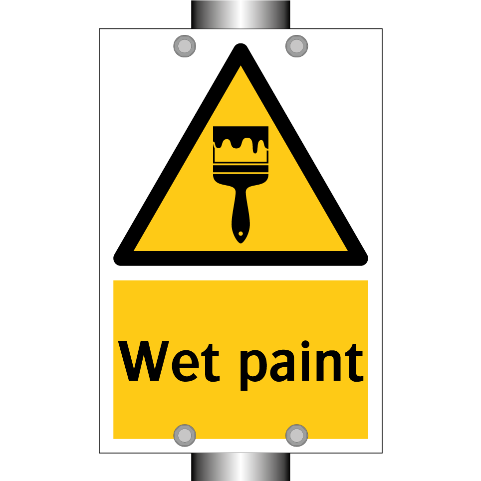 Wet paint
