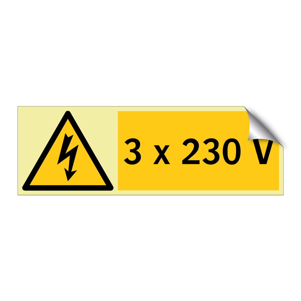 3 x 230 V