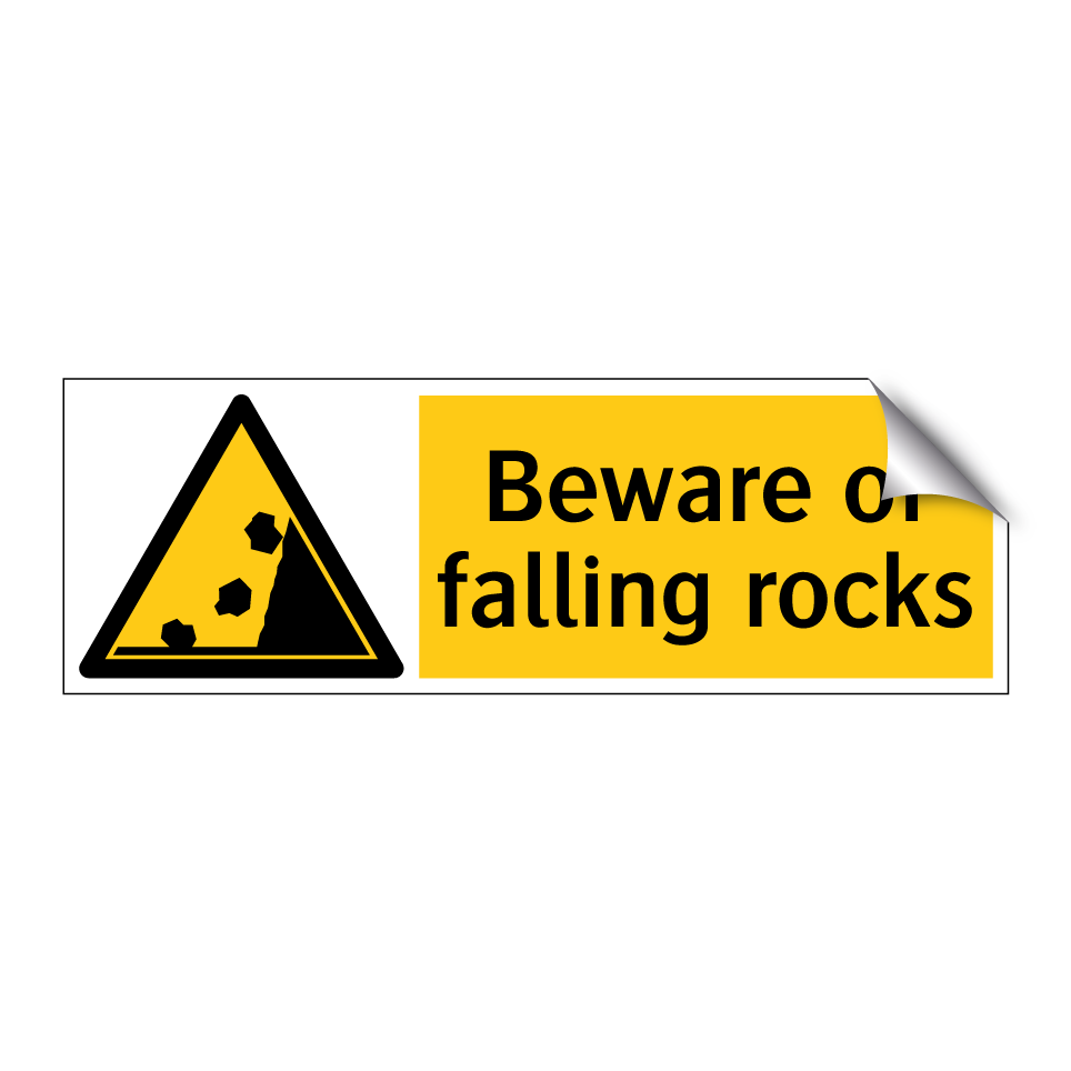 Beware of falling rocks