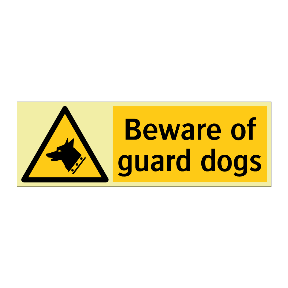 Beware of guard dogs