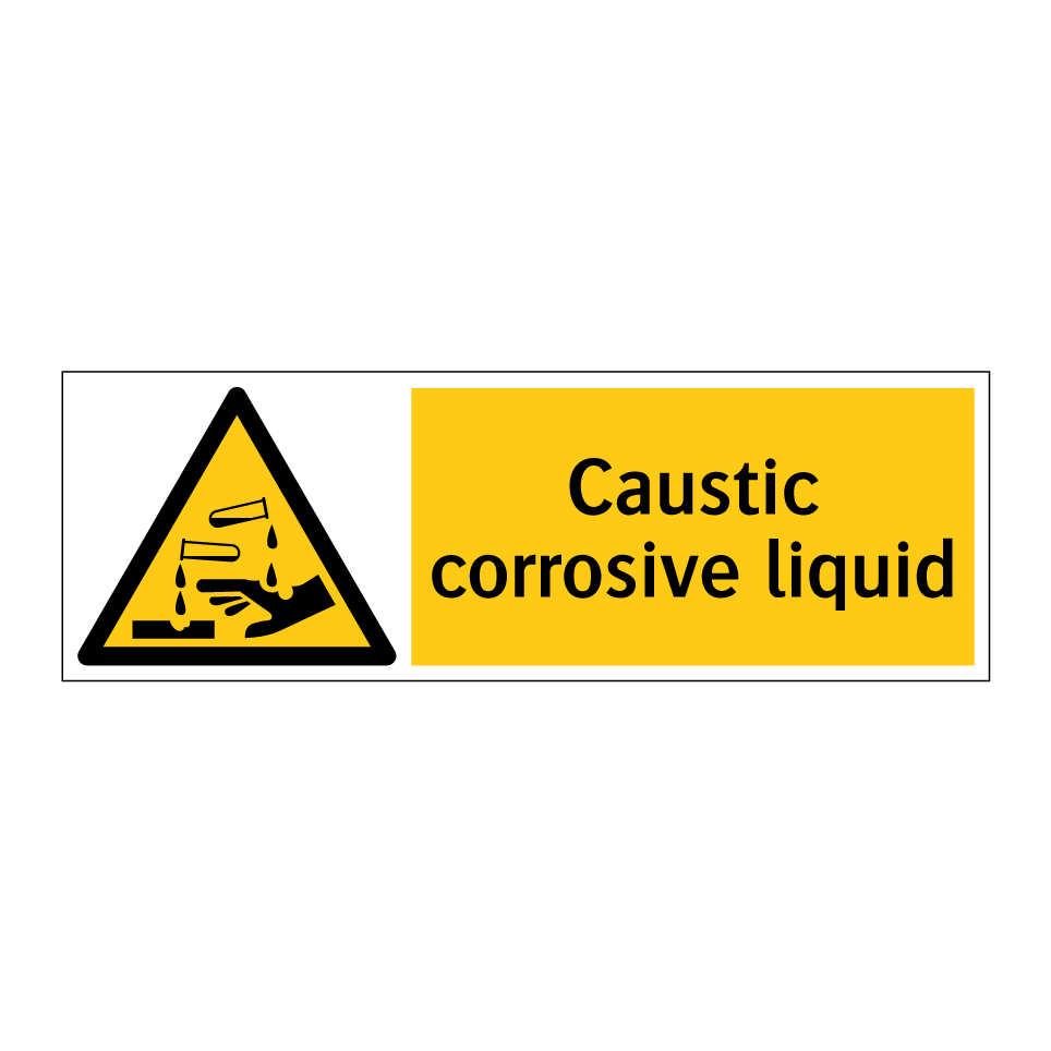 Caustic corrosive liquid