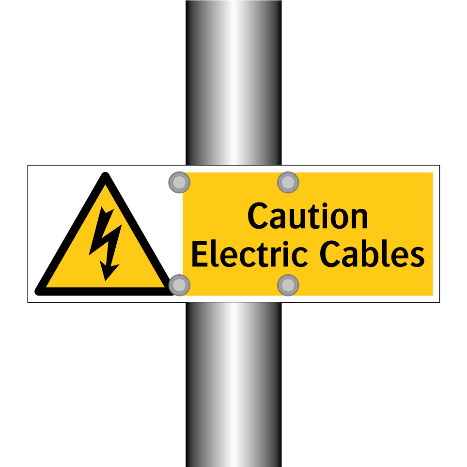 Caution Electric Cables